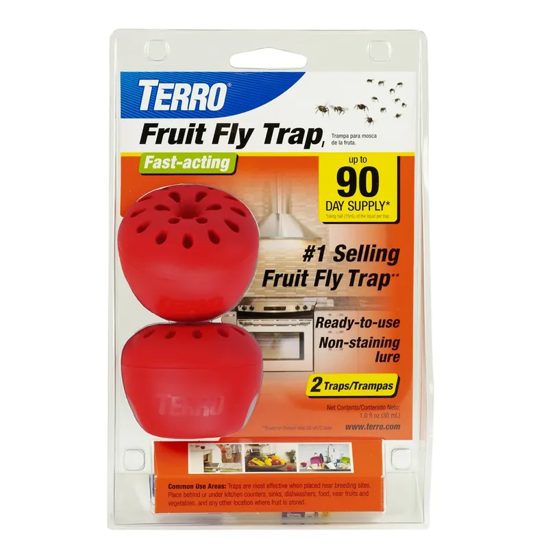 TERRO Fruit Fly Trap 2 Pk