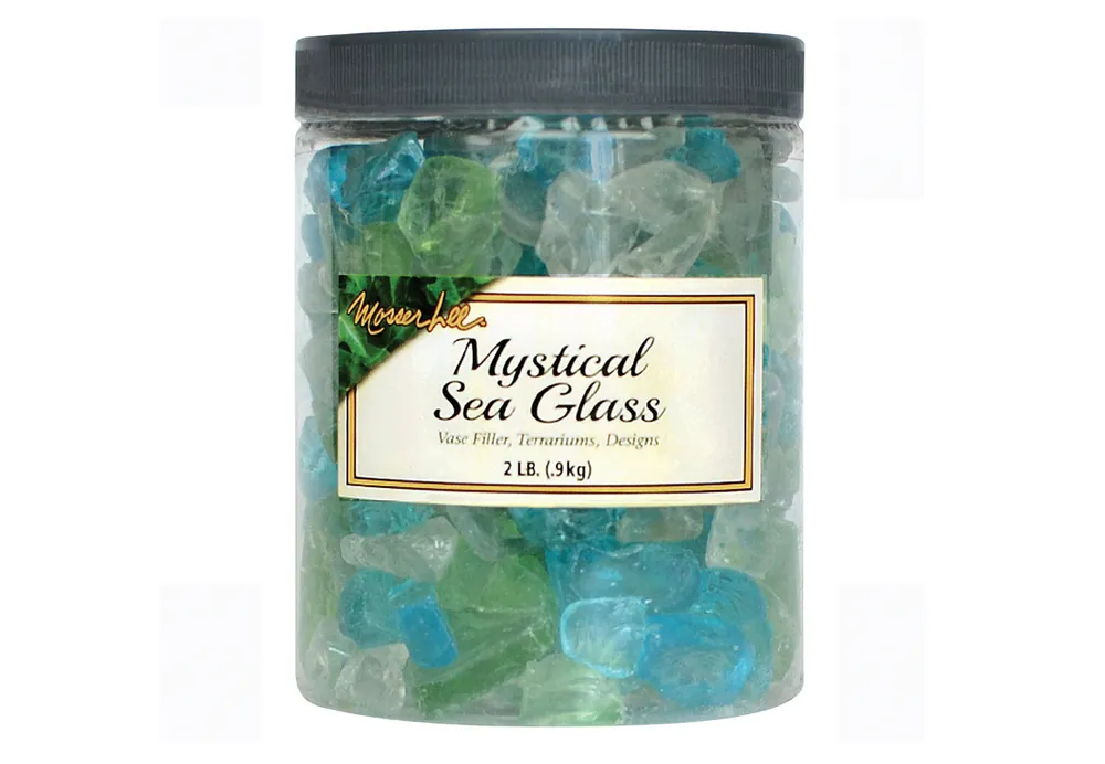 Mystical Sea Glass Assorted Vase Filler 2 Lb - Decorative Stone