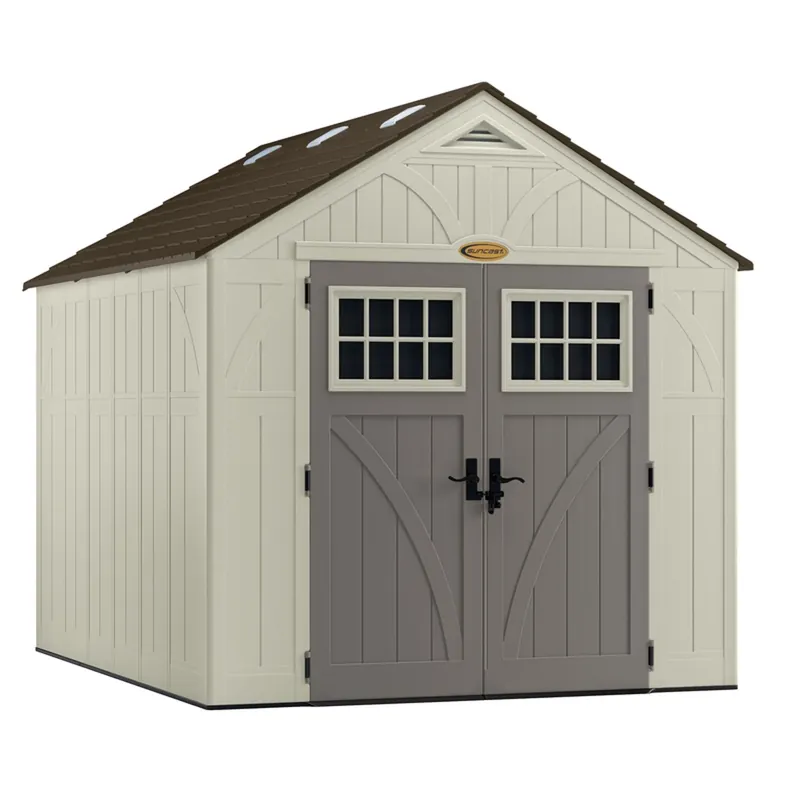 Tremont Storage Shed, Reinforced Floor, All-Weather Resin Construction, 8 X 10 Ft.