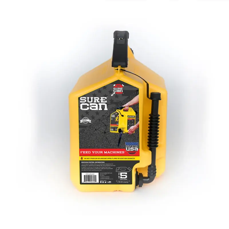 5 Gallon Child Proof Cap Plastic Diesel Fuel Can - Model Sur50d1
