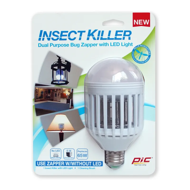 LED Insect Killer Bug Zapper, 9-Watt