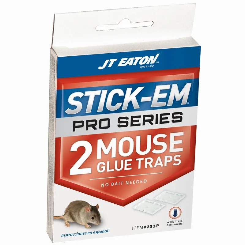 JT Eaton Stick-Em Pro Series Mini Glue Trap For Mice 2 Pk