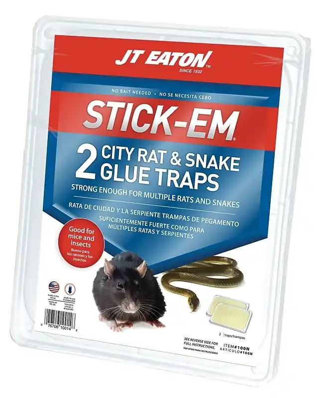 JT Eaton Stick-Em City Rat & Snake Glue Trap (2-Pack)