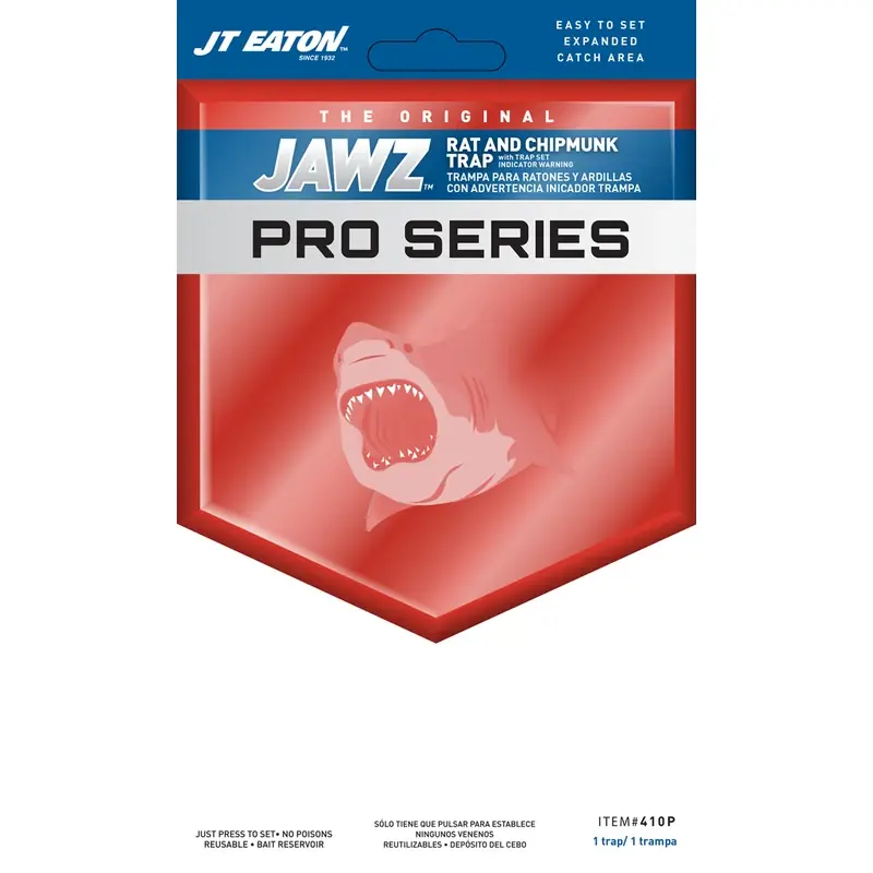 JT Eaton JAWZ Pro Series Small Snap Trap For Chipmunks And Rats 1 Pk