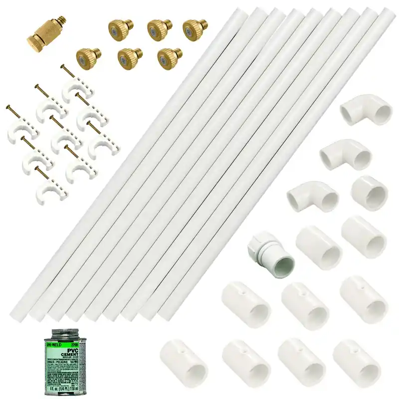 Orbit PVC Outdoor Cooling Misting System 41 Pk
