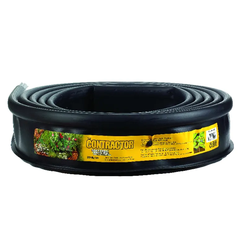Master Gardener Pro 20 Ft. L X 5 In. H Black Recycled Plastic Lawn Edging