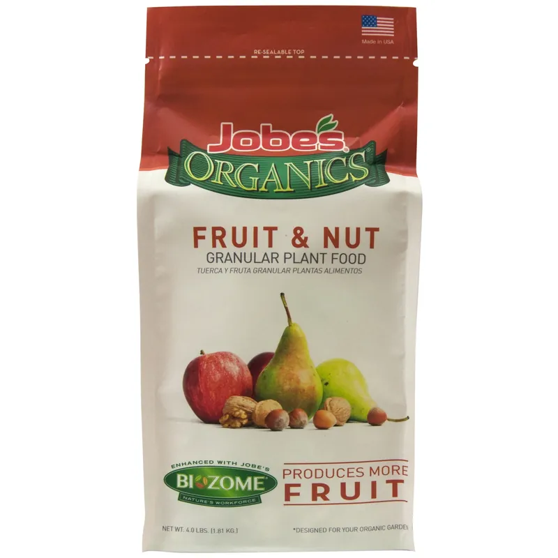 Organics Fruit & Nut Granular Fertilizer With Biozome, 4-6-6, 4 Lbs.