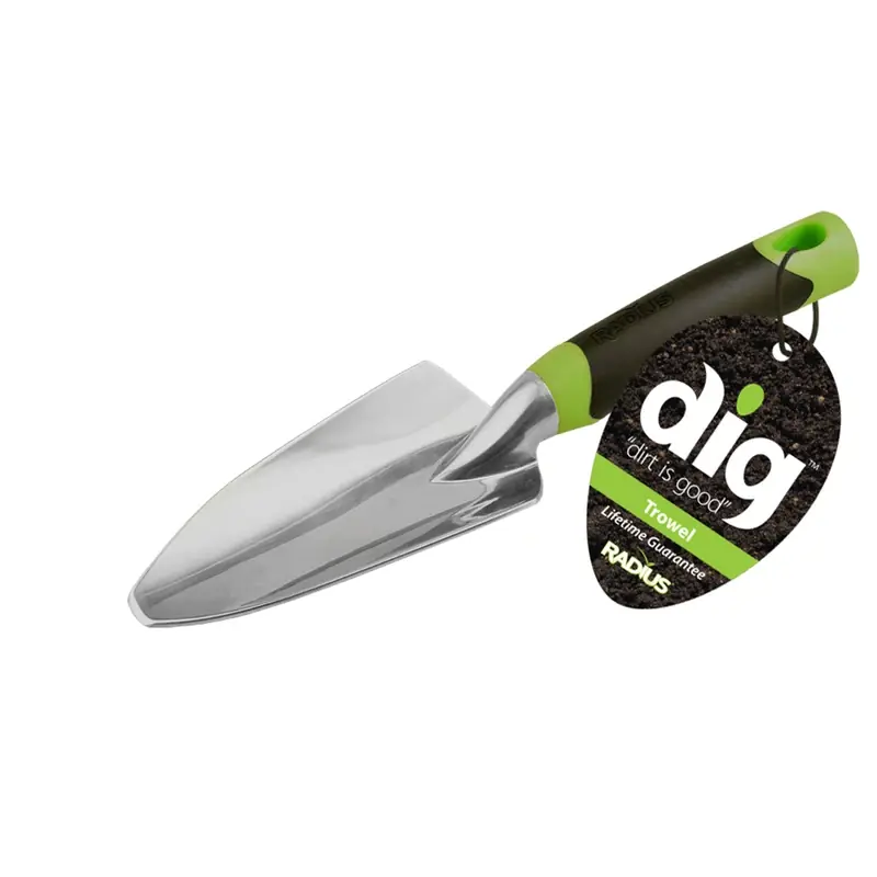 Radius Garden Dig 12 In. Aluminum Hand Trowel Poly Handle