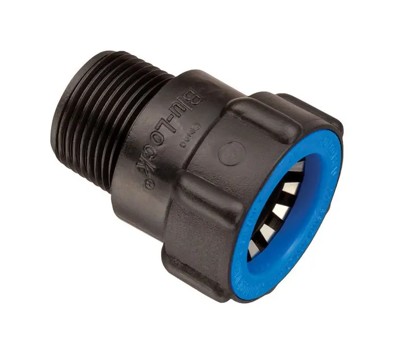 Orbit Blu-Lock 3/4 In. Push X 1/2 In. D MPT Adapter