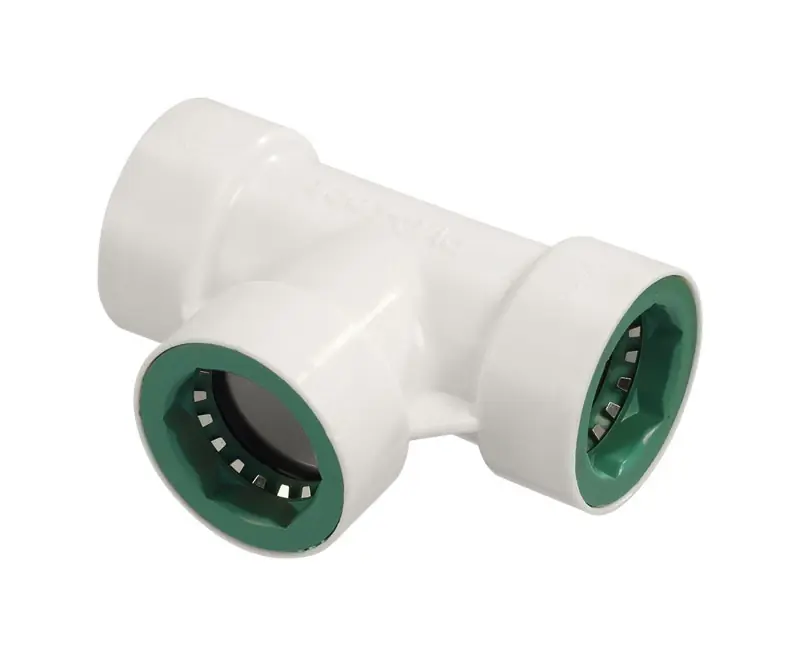 Underground Sprinkler Tee, 3/4-In. PVC Lock