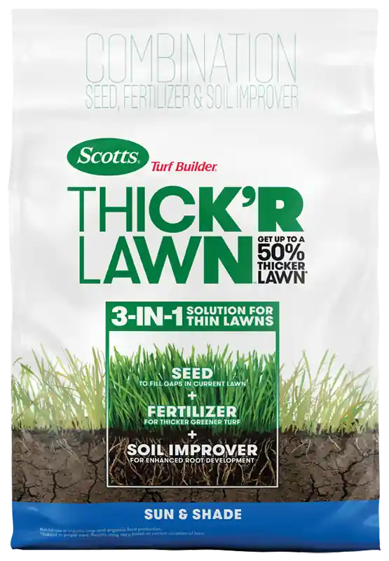 Turf Builder Thick‘R Lawn Sun & Shade, 12 Lbs., Covers 4,000 Sq. Ft.