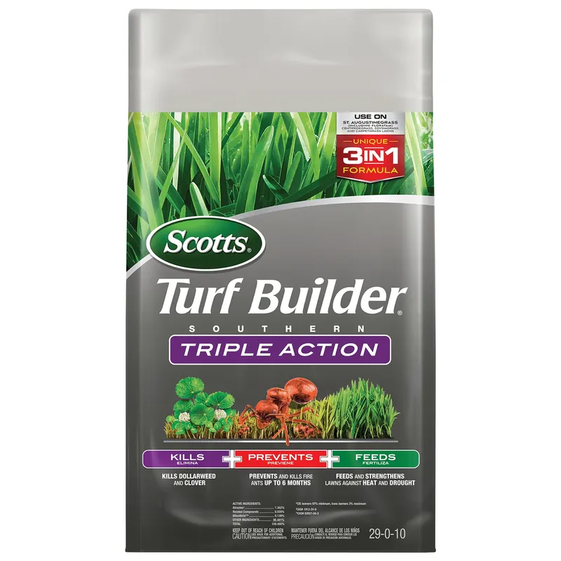 Turf Builder Southern Triple Action Fertilizer, Covers 8,000-Sq. Ft.