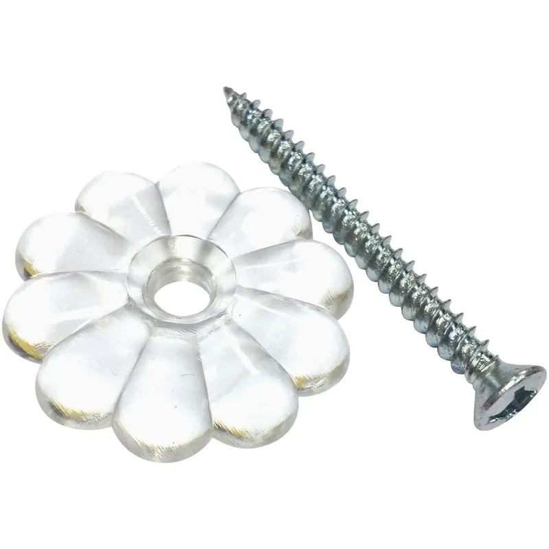US Hardware RV Rosette Button 24 Pk