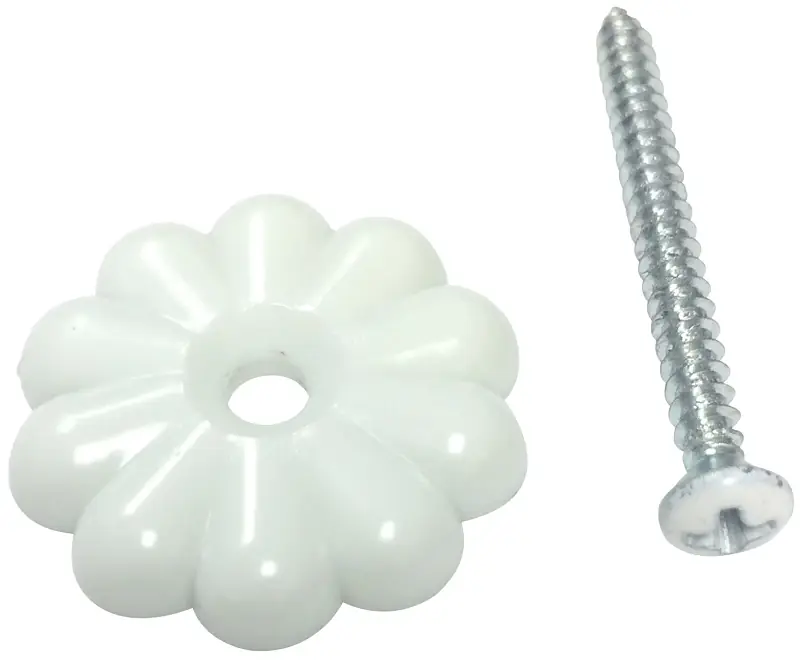 US Hardware RV Rosette Button 24 Pk