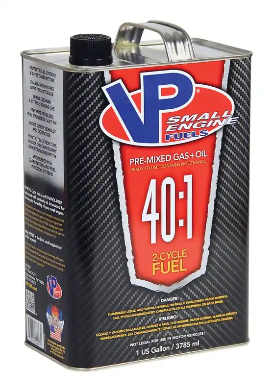 Small Engine Fuel, Premix 40 1, 2-Cycle, 1 Gallon