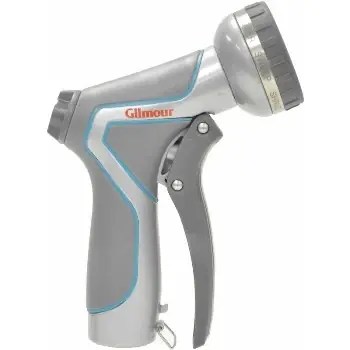 Gilmour Heavy-duty Stainless Steel 8-pattern Front Trigger Nozzle Model 400gwf