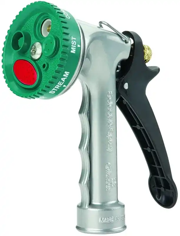 Select-A-Spray Metal Hose Nozzle, 7 Patterns
