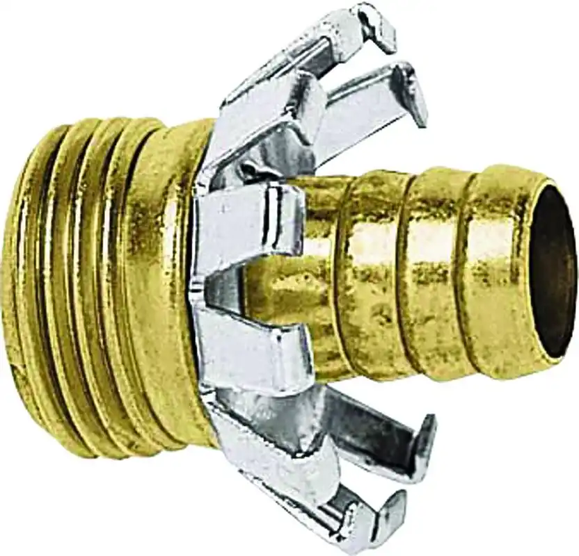 1/2 In. Brass Threaded Male Clinch Coupling - Model 801224-1001