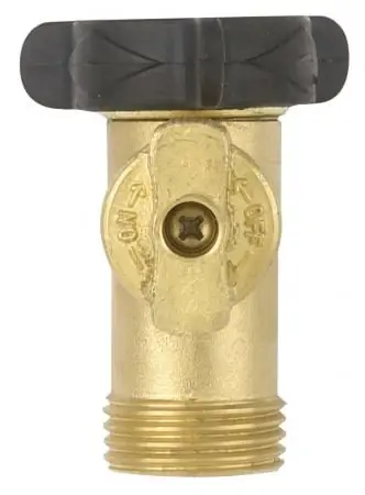 03vhf High Flow Single Shut-off Brass Connector For Garden Hoses