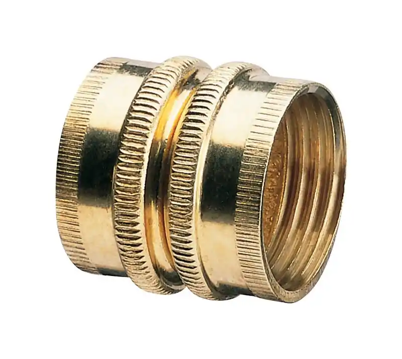 3/4 In. Brass Threaded Double Female Swivel Hose Connector - Model 807734-1001