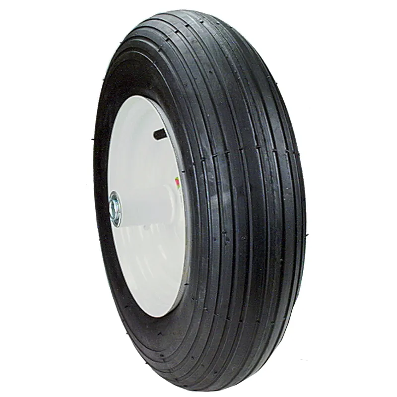 MaxPower 8 In. D X 15.6 In. D Centered Wheelbarrow Wheel Rubber 1 Pk
