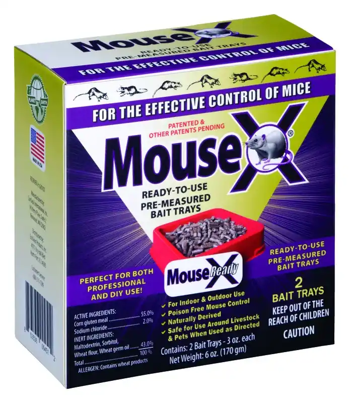 MouseX Non-Toxic Bait Pellets For Mice And Rats 6 Oz 2 Pk