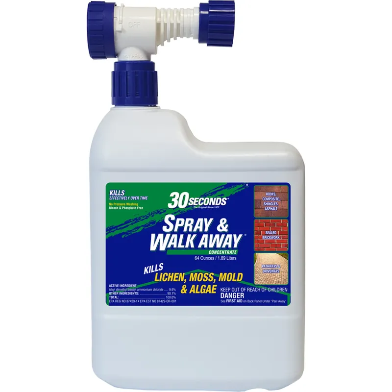 Spray & Walk Away Outdoor Surface Cleaner, Hose End RTU, 64 Oz.