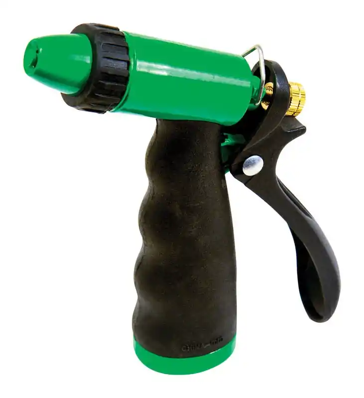 1 Pattern Shower And Stream Zinc Pistol Nozzle, Model W842za-lg, Lime Green