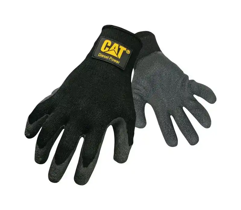 Men‘s Indoor/outdoor Latex Dipped Work Gloves Black Xl