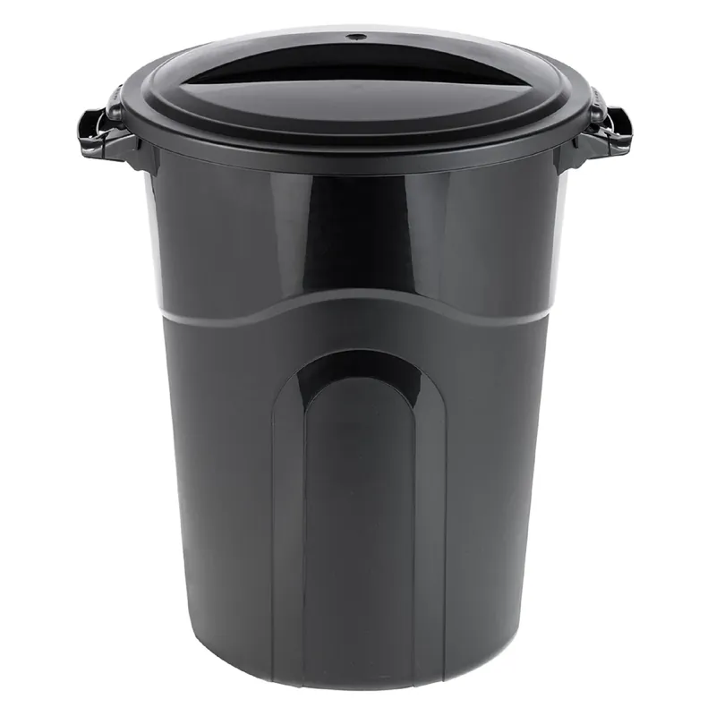 Trash Can With Lid, 32 Gallons