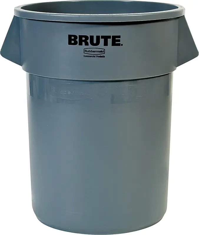 Brute Gray Trash Can, 55 Gallon