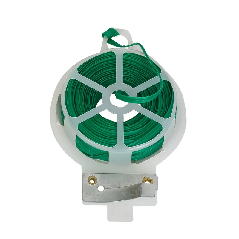 Green Plastic Plant Support Twist Tie 60 Feet Roll With Cutter Model 89791a