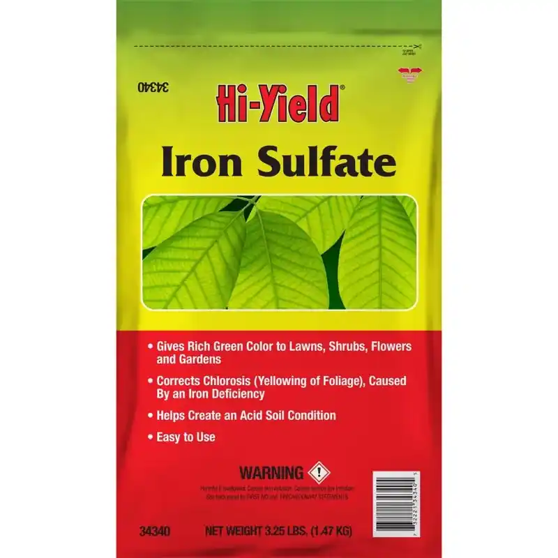Hi-yield Iron Sulfate Granules 1000 Sq Ft Coverage 3.25 Lb Bag