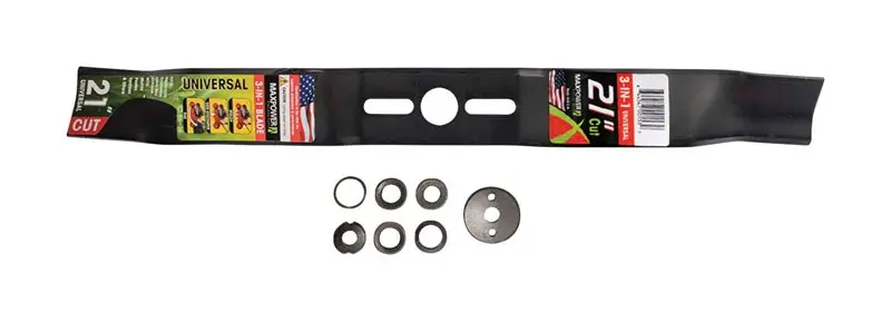 MaxPower 21 In. 3-in-1 Mower Blade For Walk-Behind Mowers 1 Pk