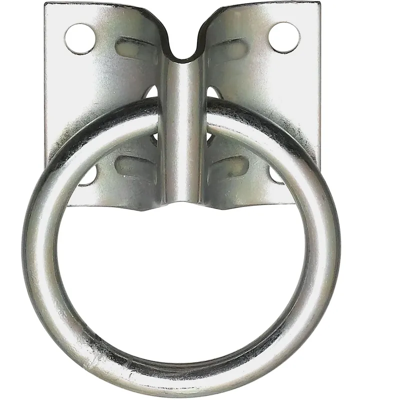 National Hardware 1.2 Ga. Hitch Ring With Plate For Calf 1 Pk