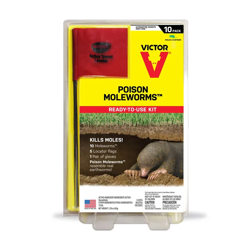 Victor Toxic Worm Bait Worms For Gophers And Moles 10 Pk 10 Pk