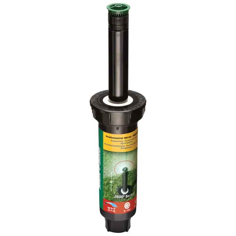 Professional Series Underground Sprinkler Head, Adjustable Pattern, 4-In. Pop Up, 8-Ft. Spray