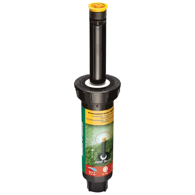 Professional Series Underground Sprinkler Head, Adjustable Pattern, 4-In. Pop Up, 4-Ft. Spray