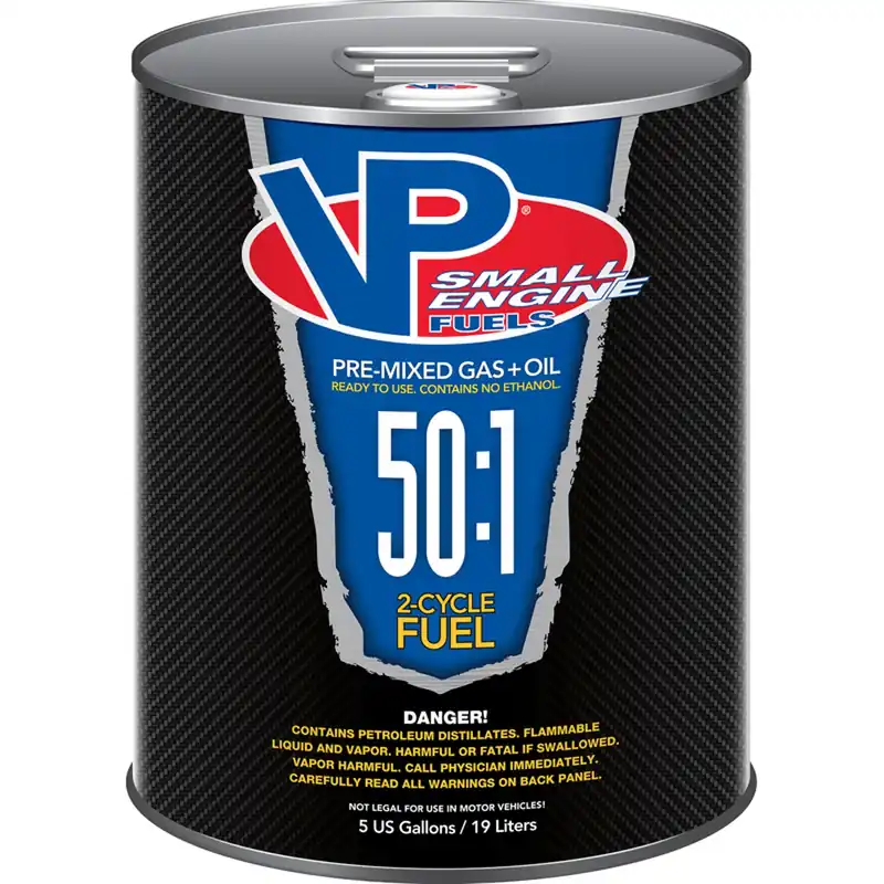 Small 2-Cycle Engine Fuel, 50 1 Synthetic, 5 Gallons