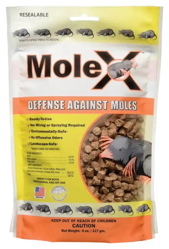 MoleX Non-Toxic Bait Pellets For Moles 8 Oz 1 Pk