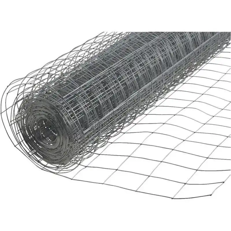 FarmGard 36‑Inch High 50‑Foot Steel Welded Wire Fence – Silver, 14‑Gauge