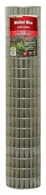 Galvanized Welded Wire Fence, 4 X 2-In. Mesh, 14-Ga., 72-In. X 100-Ft.
