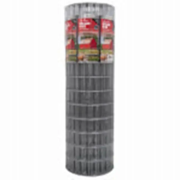 Galvanized Welded Wire Mesh Fence, 14-Gauge, 4 X 100-Ft