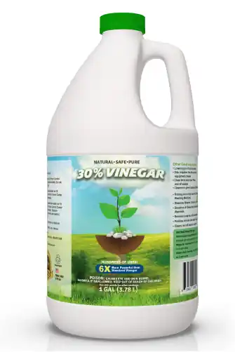 30% Natural Industrial Strength Vinegar - 300 Grain Concentrate, 1 Gallon