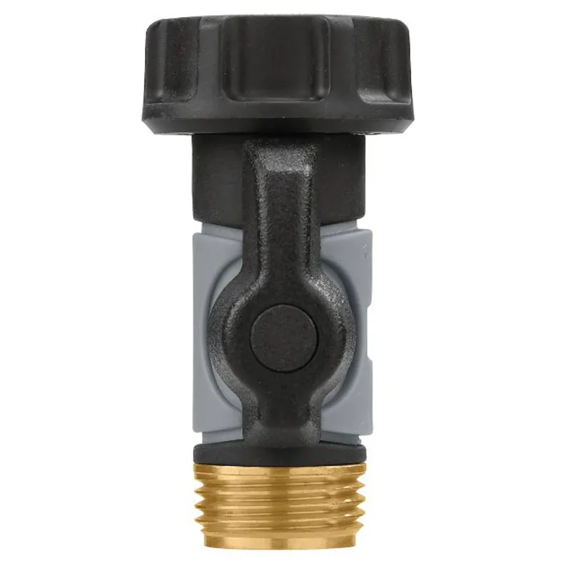 3/4" Metal Hose Shutoff Coupling With Leak-free Ball Valve