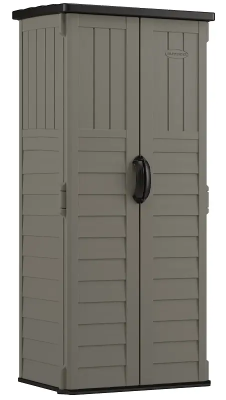 Vertical Shed, Gray, 22-Cu. Ft. Capacity