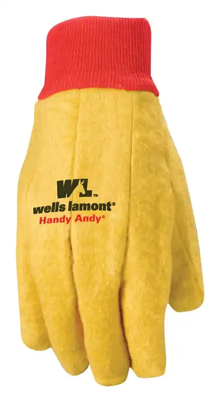 Men‘s Large Fleece Chore Gloves With Knit Wrist - Model 707756