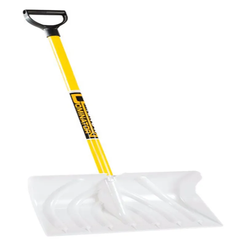 The Snowplow THE ORIGINAL SNOW PUSHER 18 In. W X 57.5 In. L Poly Snow Shovel
