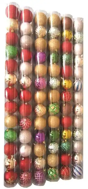 ORNAMENT 80MM 13PC TUBE