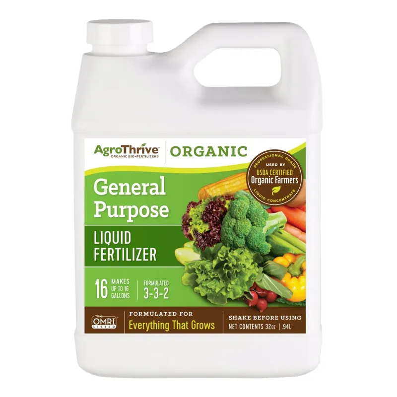 Organic Everything That Grows 3-3-2 General Purpose Fertilizer 32 Oz Jug